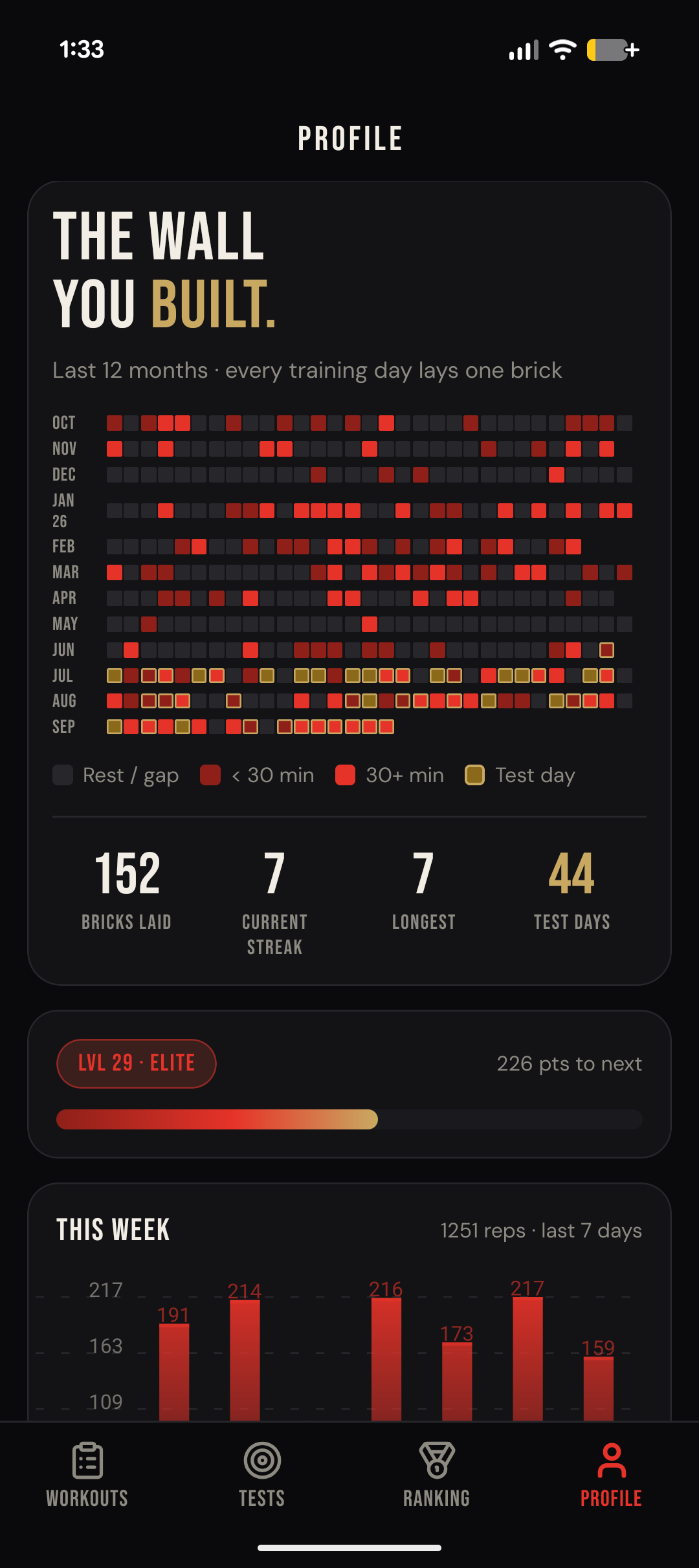 Outwork app screenshot 1