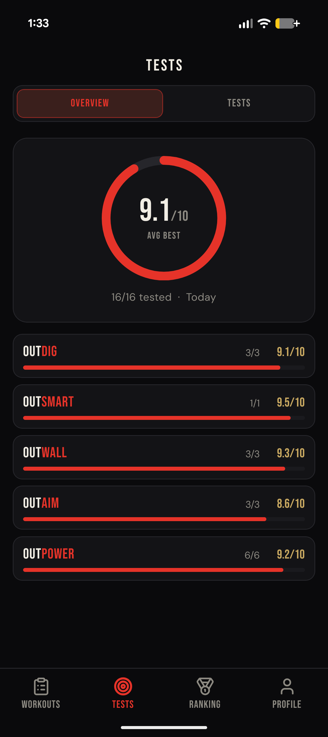 Outwork app screenshot 4