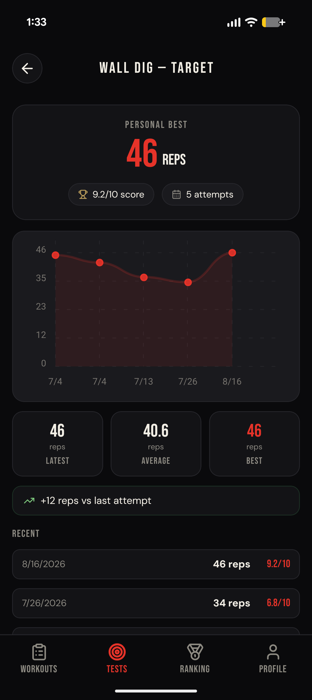 Outwork app screenshot 5