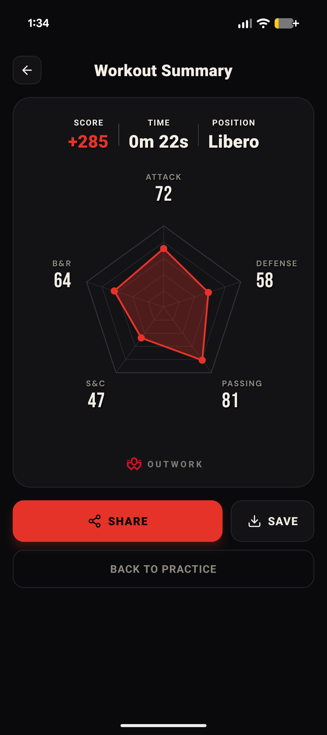 Outwork app screenshot 8